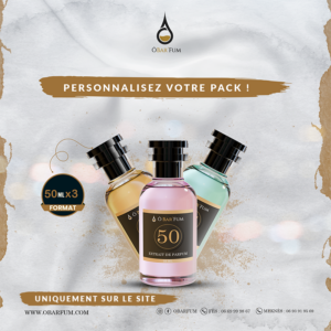 Pack personnalisé : 50ML