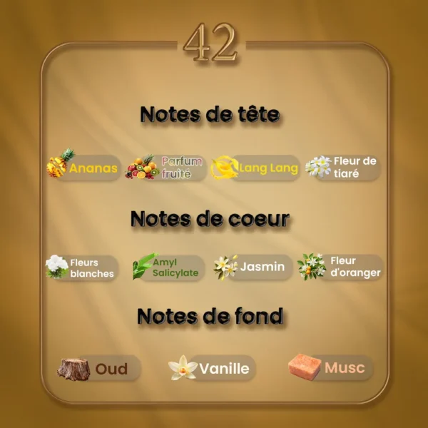N42 - Oud Jaune Intense Fragrance Du Bois – Image 2